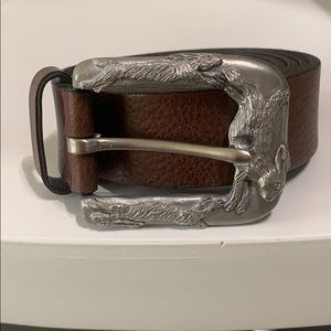 Paul Smith Jeans Casual Brown Leather Belt